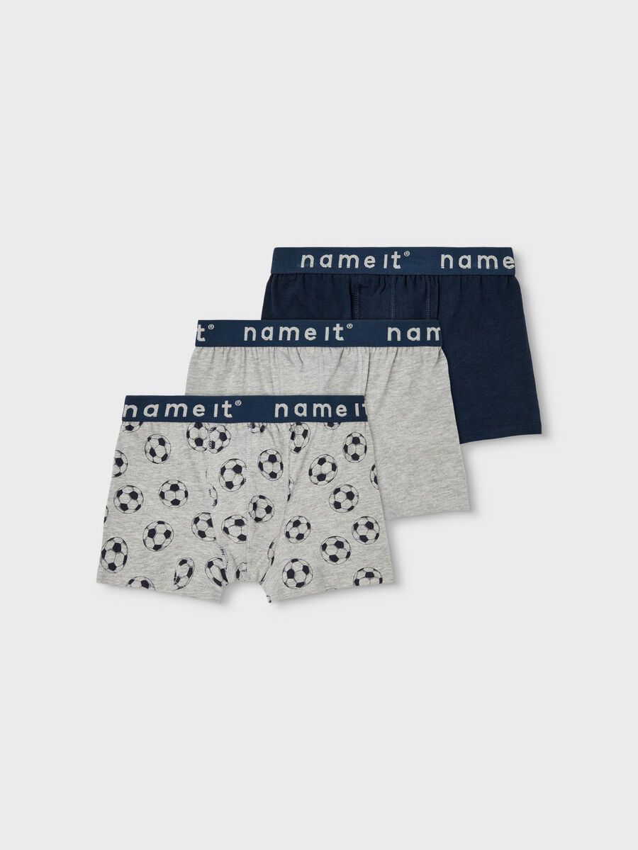 Name it FOOTBALL 3-PACK BOXER SHORTS, Grey Melange, highres - 13208840_GreyMelange_003.jpg