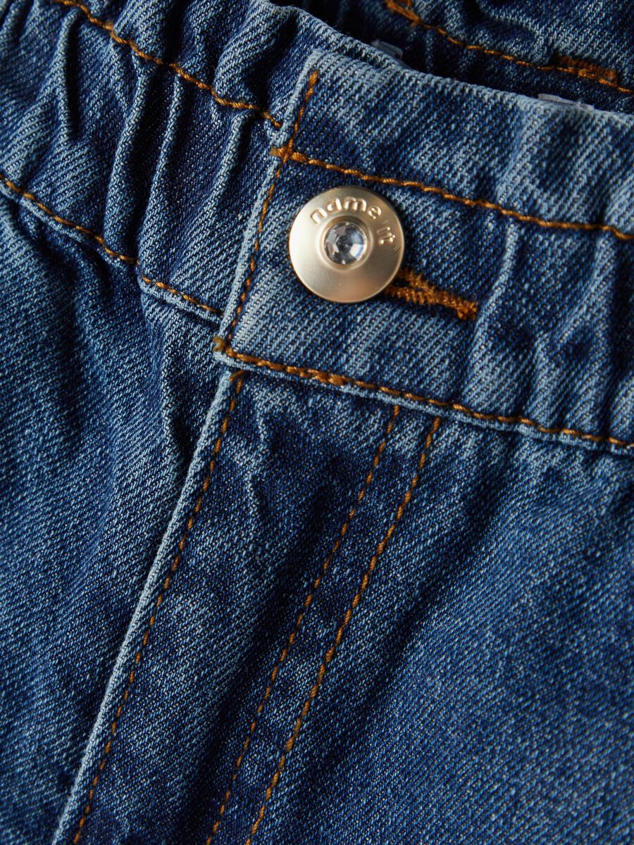 Carousel image 6 HIGH WAISTED JEANS, Dark Blue Denim