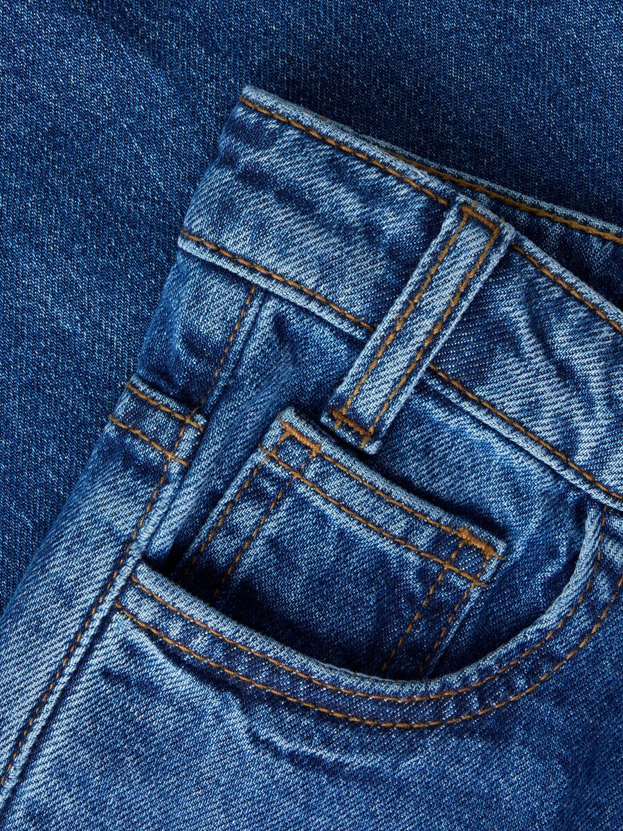 Carousel image 4 WIDE FIT JEANS, Dark Blue Denim