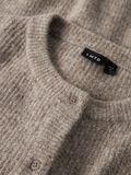 Product image thumbnail - REGULAR FIT KNITTED CARDIGAN, Mocha Meringue | 3