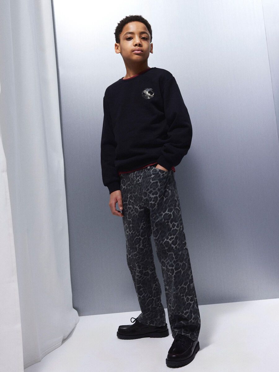 Product carousel image - REGULAR FIT SWEATSHIRT, Black | 2