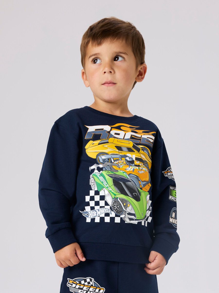 Product carousel image - HOT WHEELS SWEATSHIRT, Navy Blazer | 1