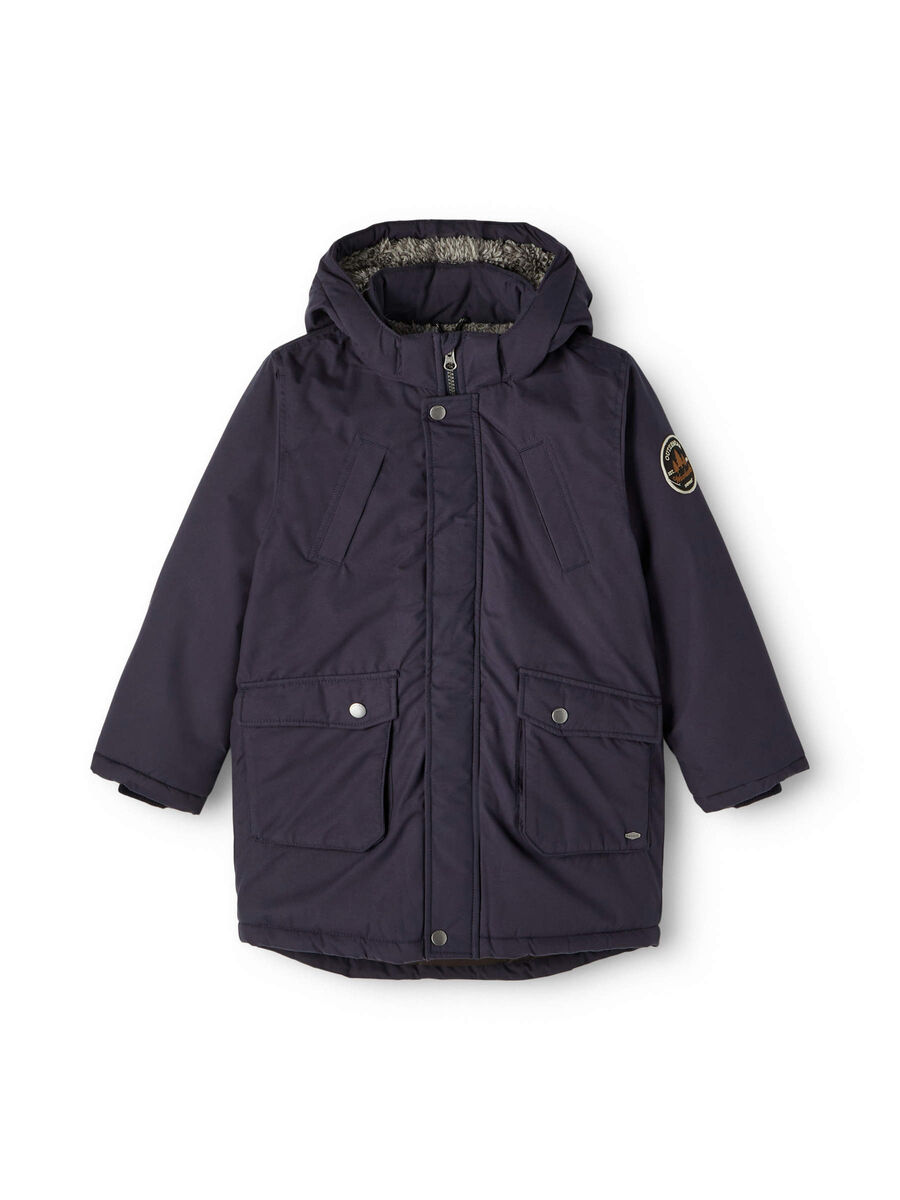 Carousel image - PADDED PARKA COAT, Dark Sapphire | 1