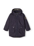 Product image thumbnail - PADDED PARKA COAT, Dark Sapphire | 1