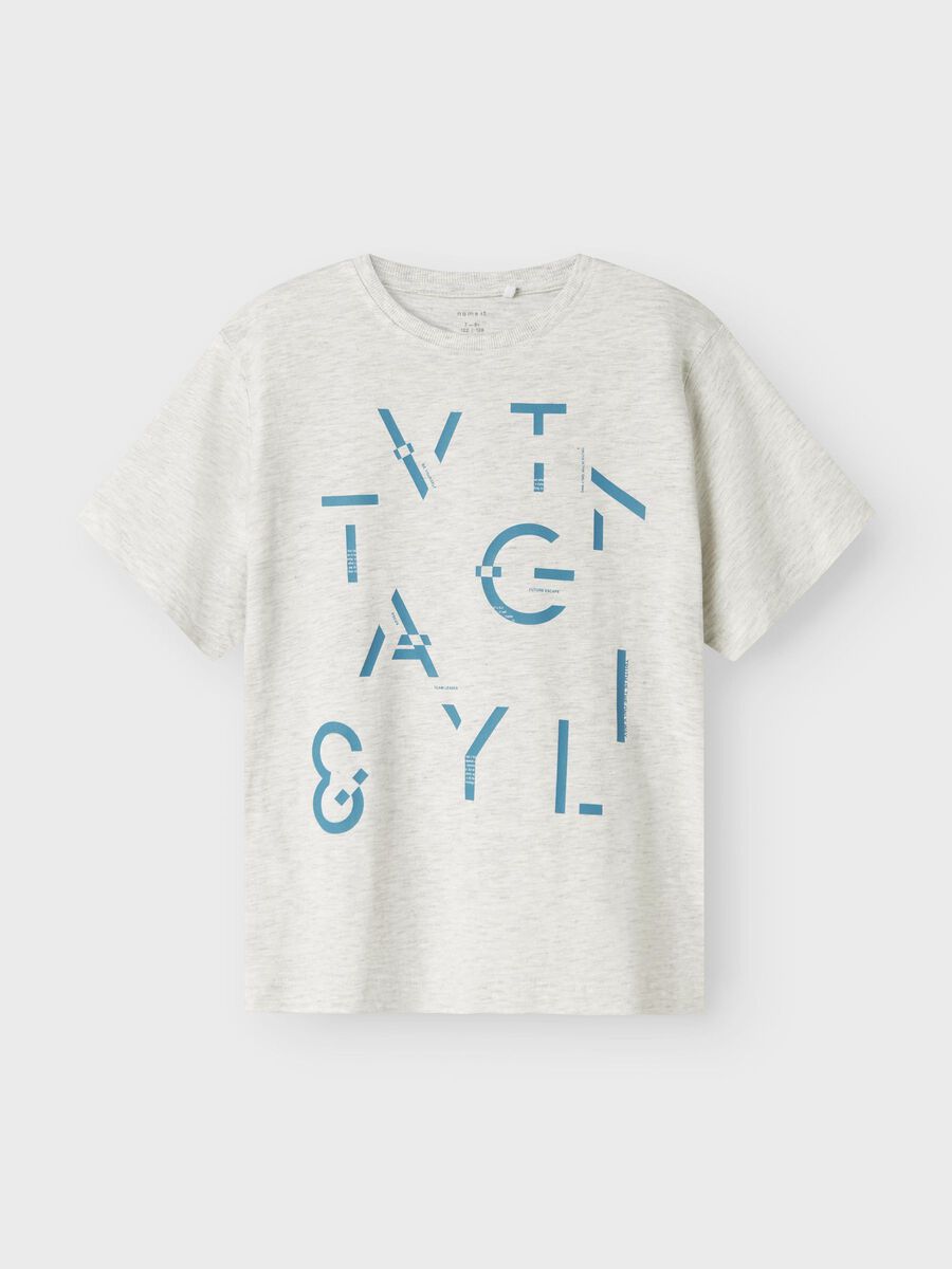 name it REGULAR FIT T-SHIRT, Light Grey Melange, highres - 13238096_LightGreyMelange_003.jpg