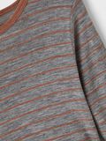 Product image thumbnail - MERINO WOOL LONG SLEEVED TOP, Dark Grey Melange | 3