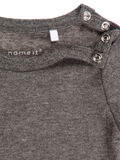 name it ENFÄRGAD LÅNGÄRMAD BODY, Dark Grey Melange, highres - 13148952_DarkGreyMelange_006.jpg