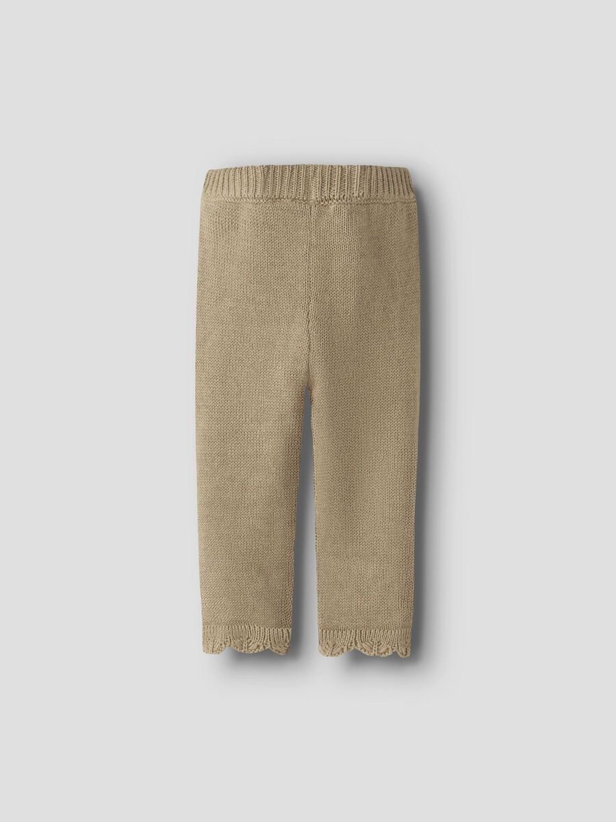 Product carousel image 2 KNITTED TROUSERS, Twill