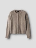 Product image thumbnail - REGULAR FIT KNITTED CARDIGAN, Mocha Meringue | 1