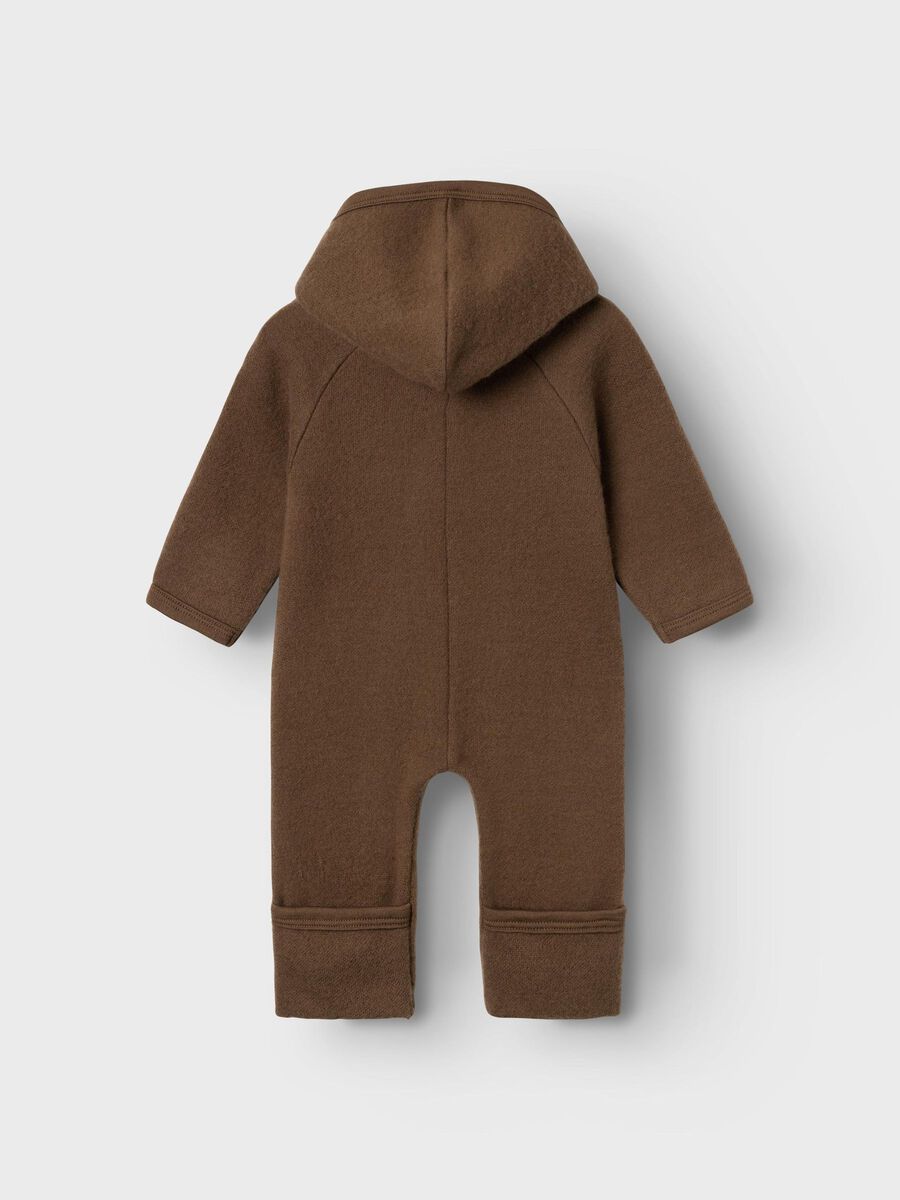 Carousel image - MERINO WOOL WHOLESUIT, Dark Earth | 4