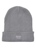 Name it KNITTED RIB BEANIE, Grey Melange, highres - 13206561_GreyMelange_001.jpg