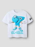 Product image thumbnail - ITALIAN BRAINROT -TEEMAINEN T-PAITA, Bright White | 1