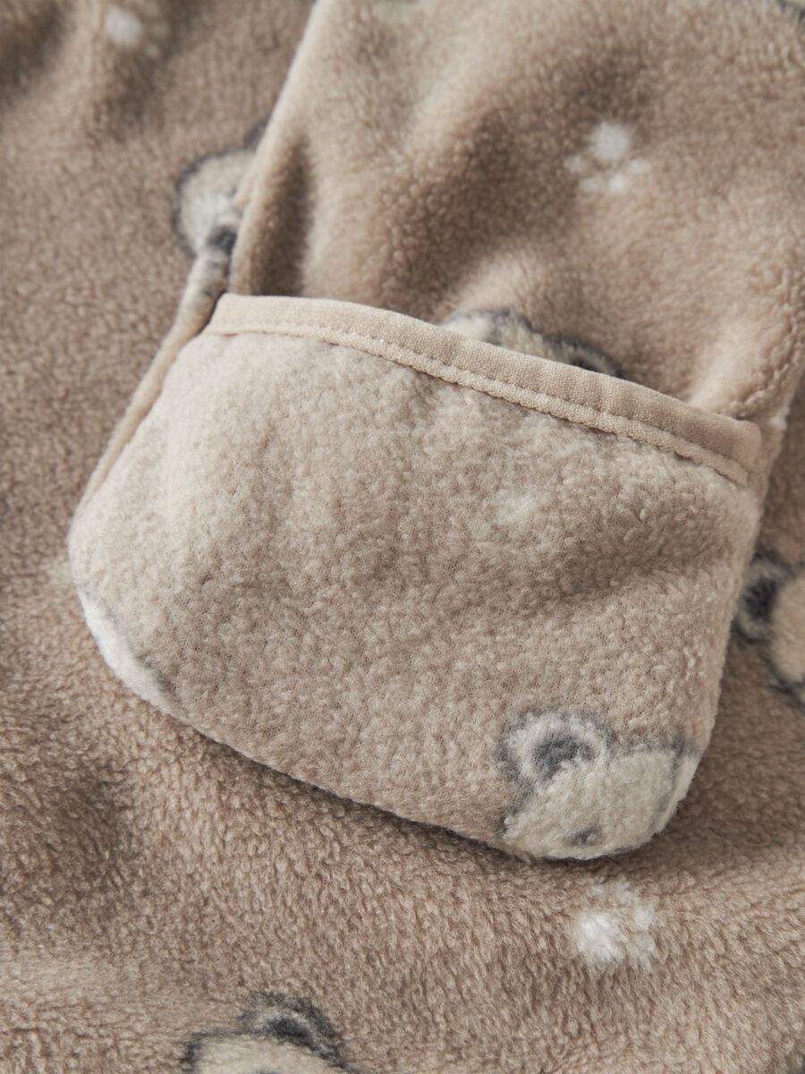 Carousel image 4 FLEECE ONE-PIECE SUIT, Silver Mink