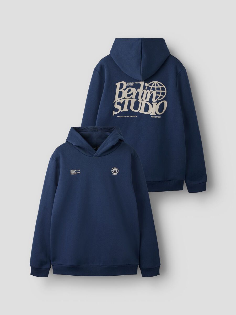 Product carousel image 1 LOOSE FIT HOODIE, Navy Blazer