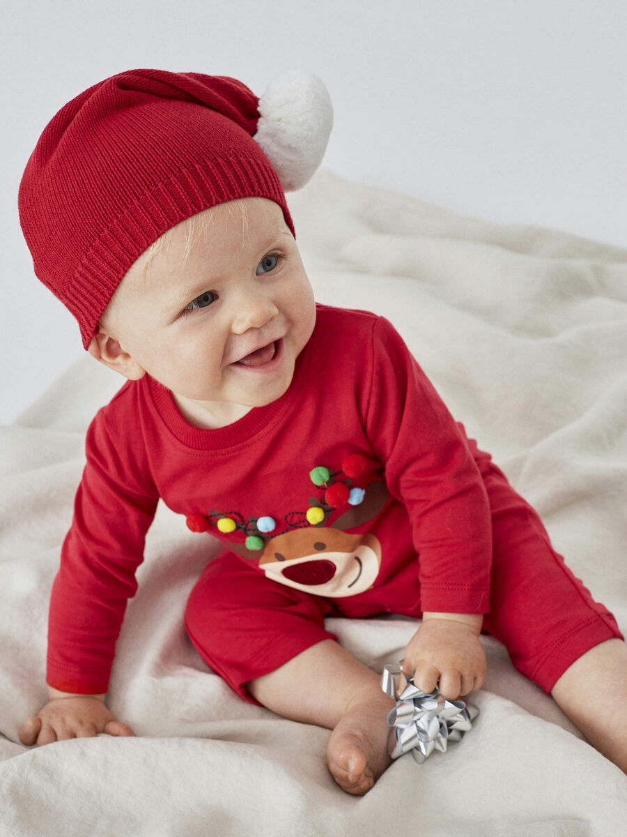 Name it ORGANIC COTTON KNITTED CHRISTMAS HAT, Jester Red, highres - 13185051_JesterRed_005.jpg