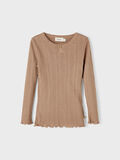Product image thumbnail - SLIM FIT LONGSLEEVE, Woodsmoke | 1
