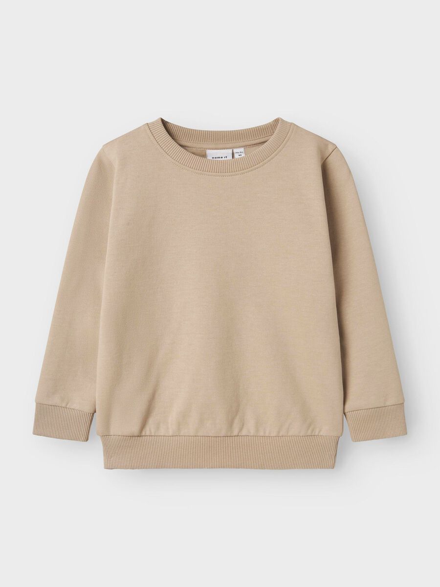 name it REGULAR FIT SWEATSHIRT, Pure Cashmere, highres - 13245047_PureCashmere_003.jpg