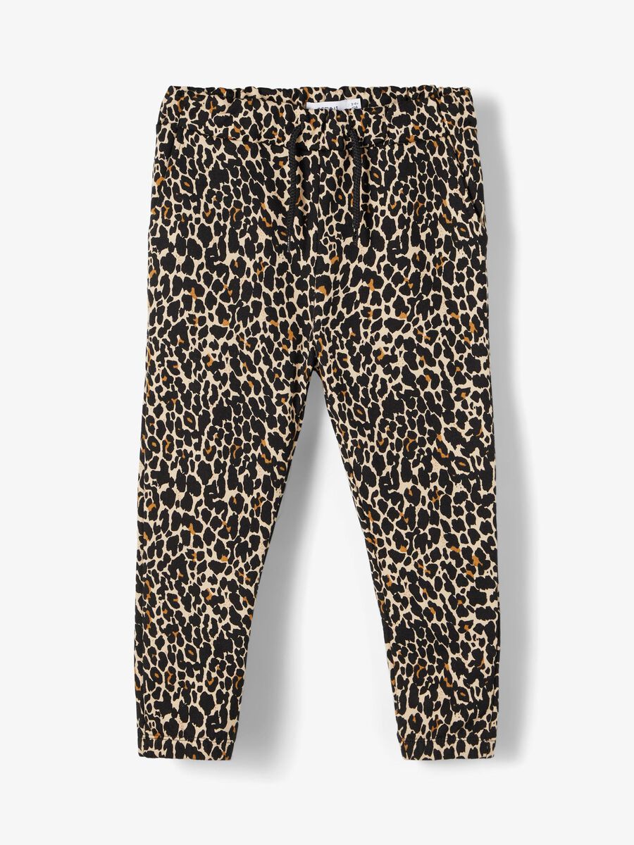 Name it LEOPARDMØNSTRET SWEATBUKSER, Black, highres - 13195308_Black_003.jpg