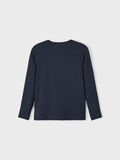 Product image thumbnail - REGULAR FIT LONG-SLEEVED T-SHIRT, Dark Sapphire | 2
