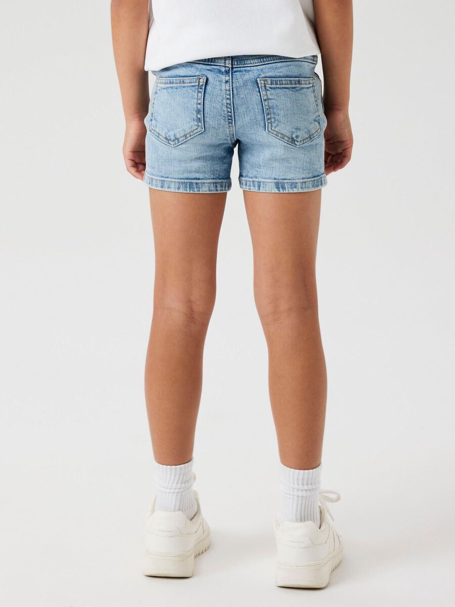 name it COUPE SLIM SHORTS EN JEAN, Light Blue Denim, highres - 13240272_LightBlueDenim_007.jpg