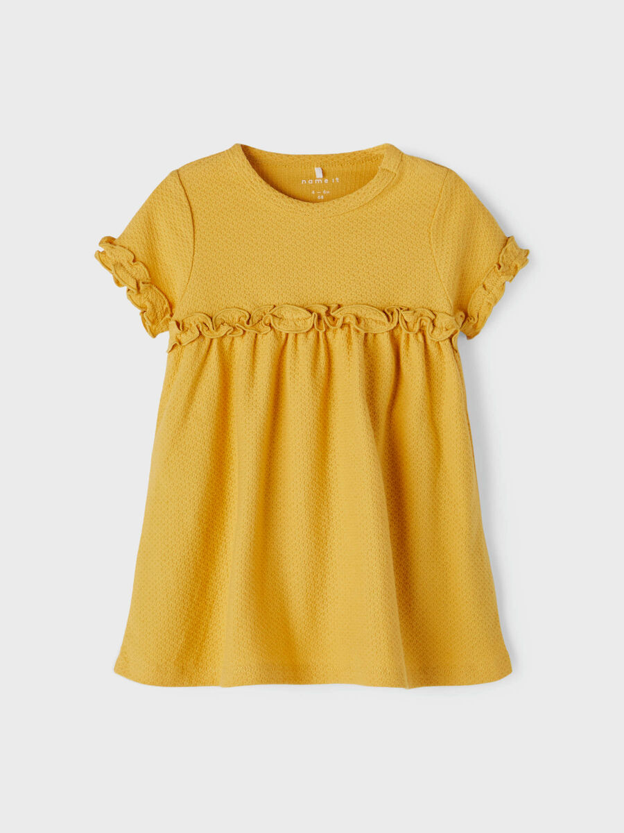 Name it ORGANIC COTTON DRESS, Ochre, highres - 13190297_Ochre_003.jpg