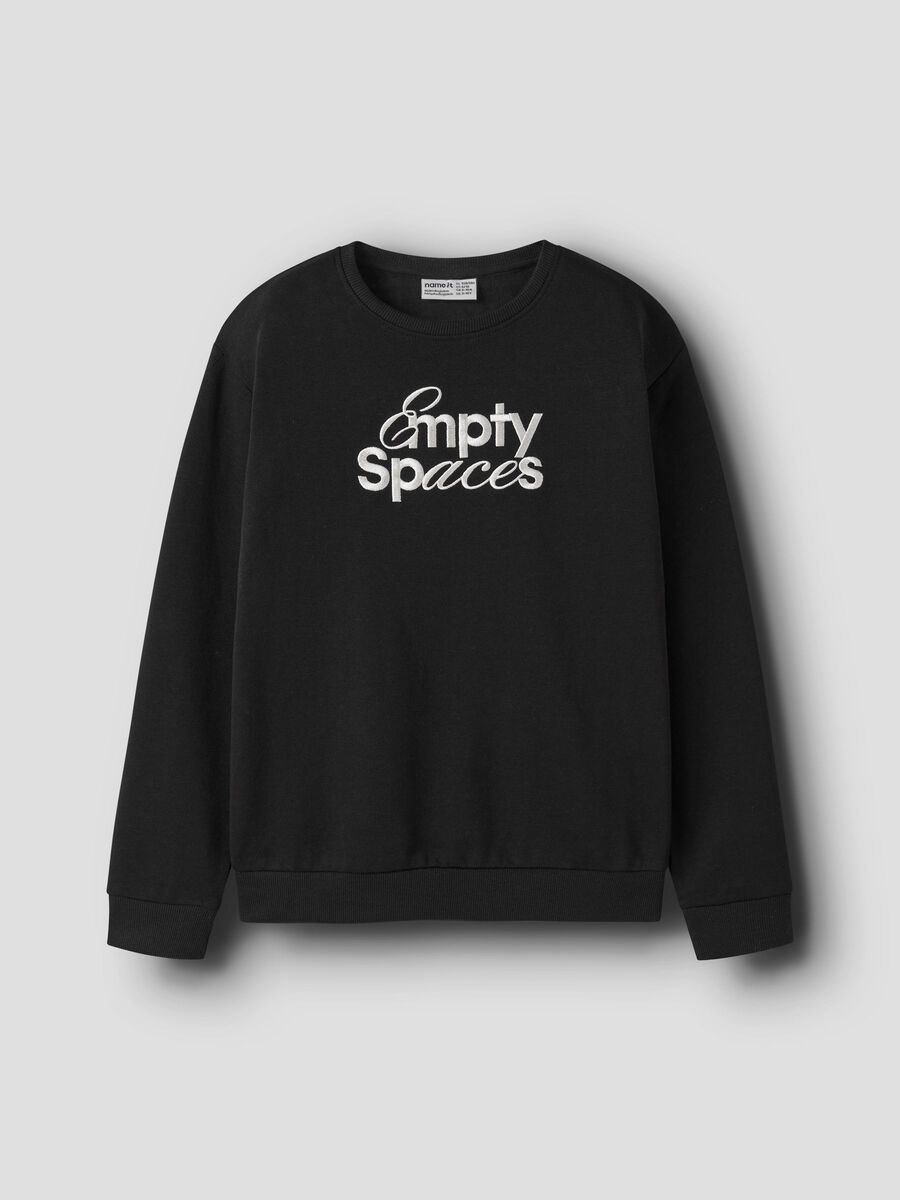 Carousel image 1 REGULAR FIT SWEATSHIRT, Black