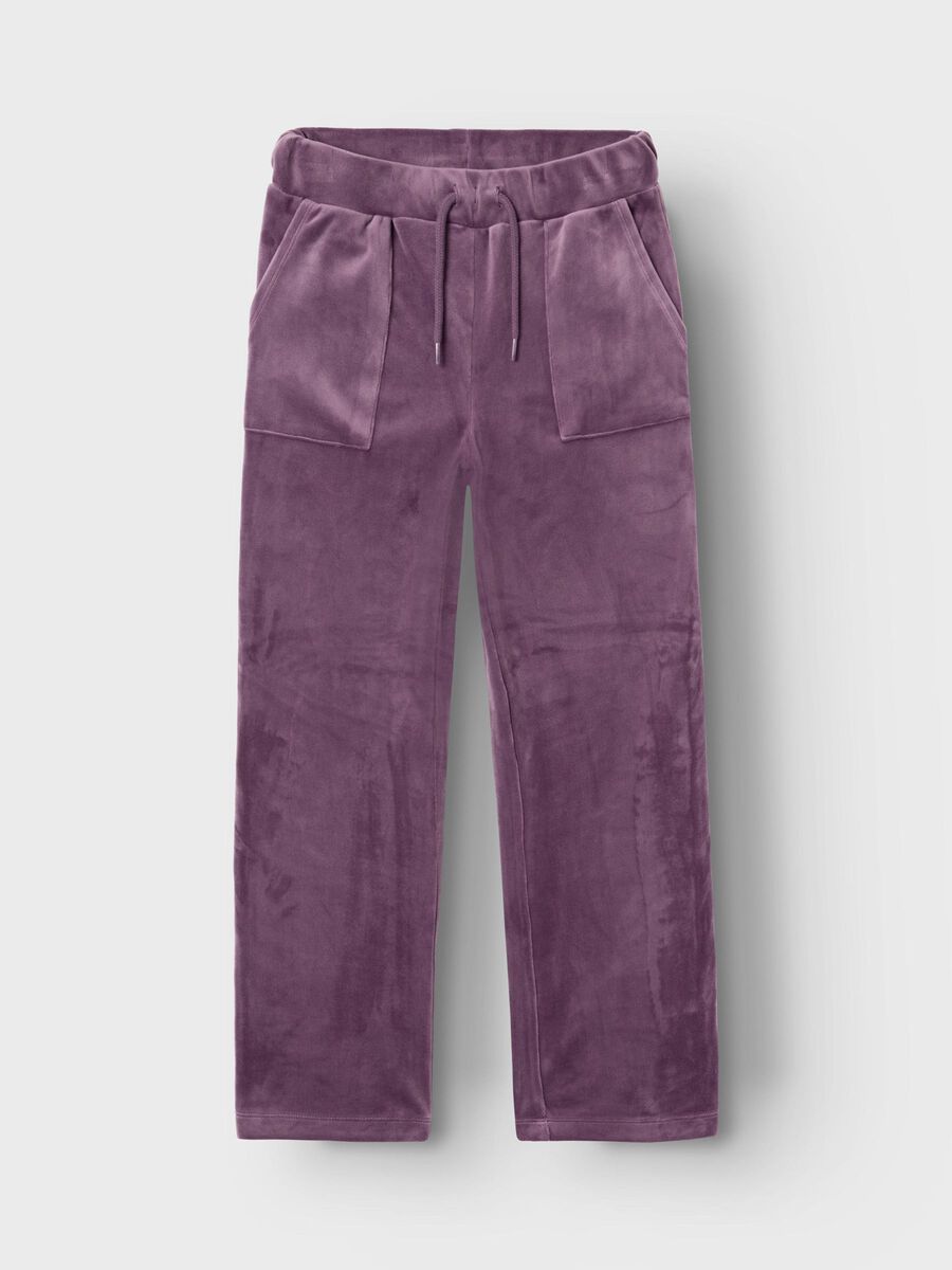 Carousel image - VELOUR BUKSER, Arctic Dusk | 1