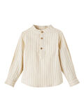 Name it GRANDAD COLLAR LONG SLEEVED SHIRT, Fog, highres - 13211335_Fog_001.jpg