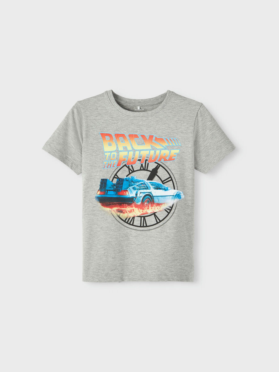 Name it BACK TO THE FUTURE T-SHIRT, Grey Melange, highres - 13215745_GreyMelange_003.jpg