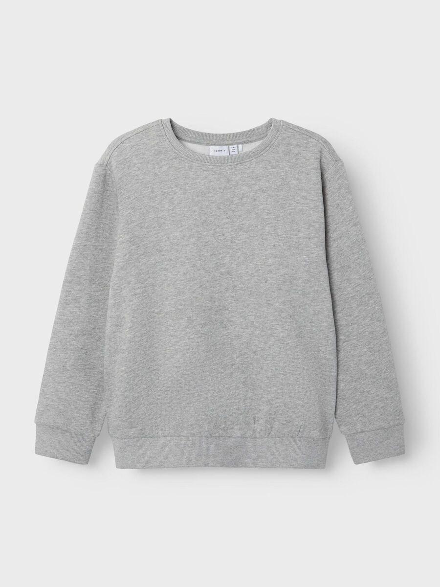 name it REGULAR FIT SWEATSHIRT, Grey Melange, highres - 13239543_GreyMelange_003.jpg