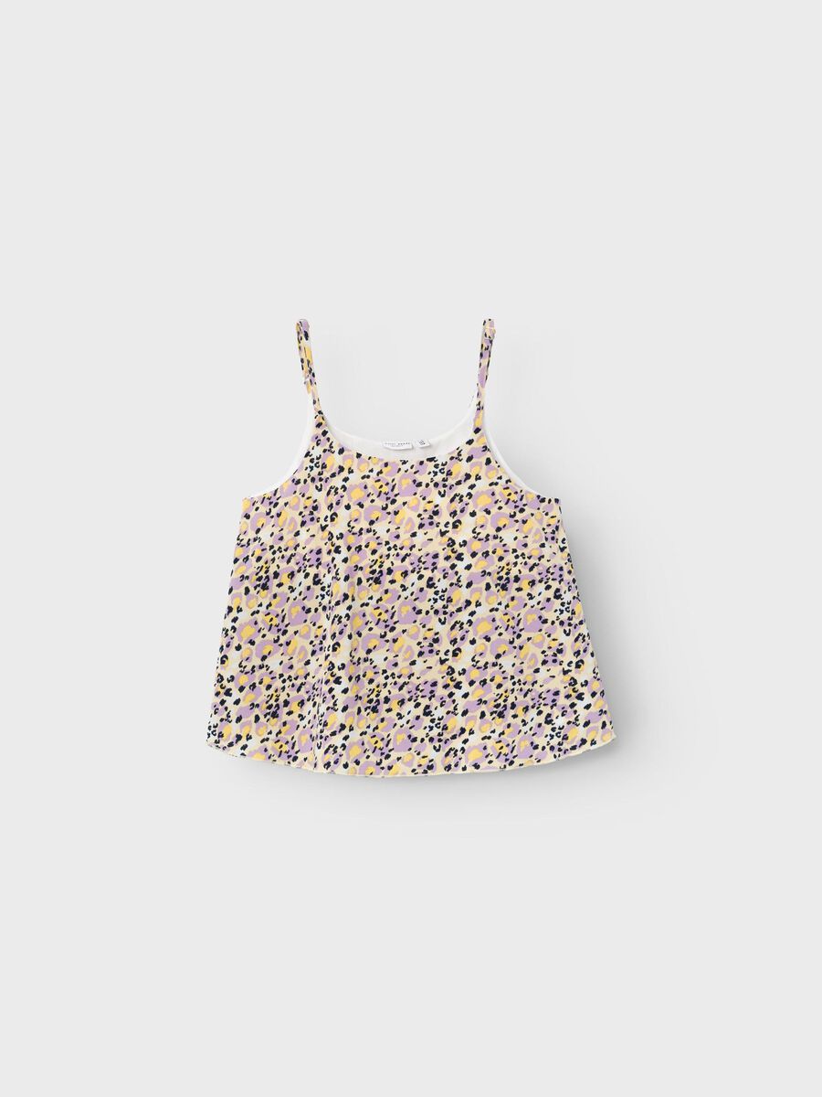Name it PRINTED STRAP TOP, Double Cream, highres - 13218315_DoubleCream_003.jpg