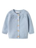 name it ØKOLOGISK BOMULL STRIKKET CARDIGAN, Subdued Blue, highres - 13237271_SubduedBlue_001.jpg