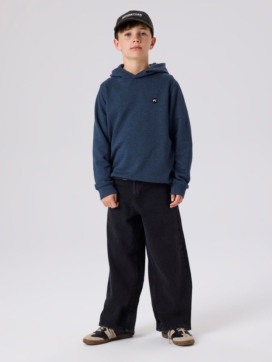 Product carousel image - REGULAR FIT HOODIE, Dark Sapphire | 1