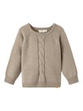 Name it CABLE KNIT KNITTED PULLOVER, Humus, highres - 13207908_Humus_987857_001.jpg