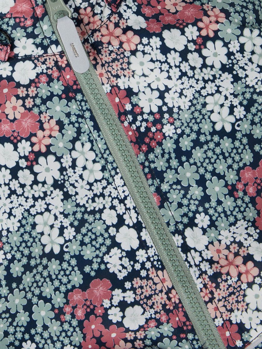 Carousel image - FLORAL PRINT SPRING JACKET, Dark Sapphire | 5