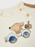 Product image thumbnail - CAR DOG ROMPER, Whisper White | 3