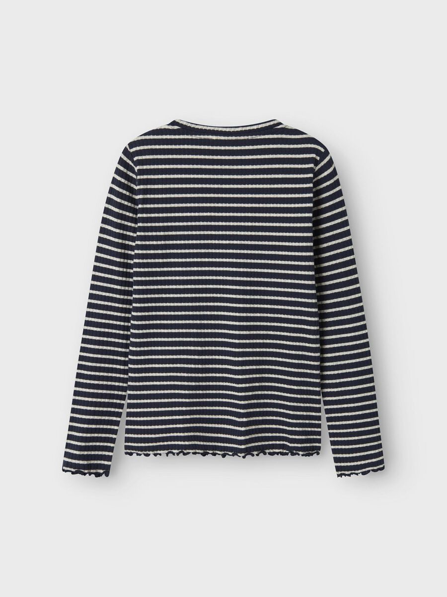 name it SLIM FIT TOP MED LANGE ÆRMER, Dark Sapphire, highres - 13235162_DarkSapphire_002.jpg