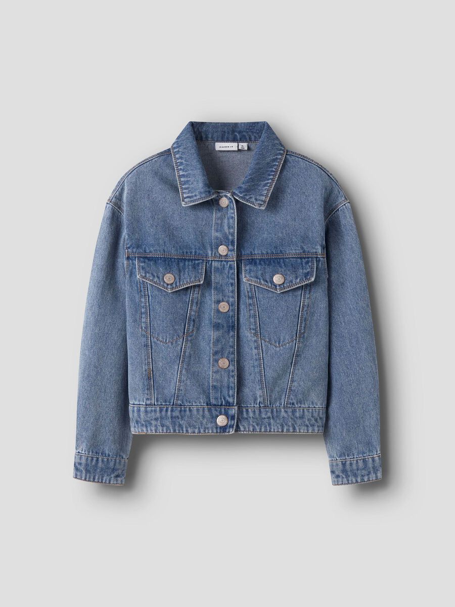 name it NORMAL PASSFORM JEANSJACKA, Medium Blue Denim, highres - 13237177_MediumBlueDenim_003.jpg