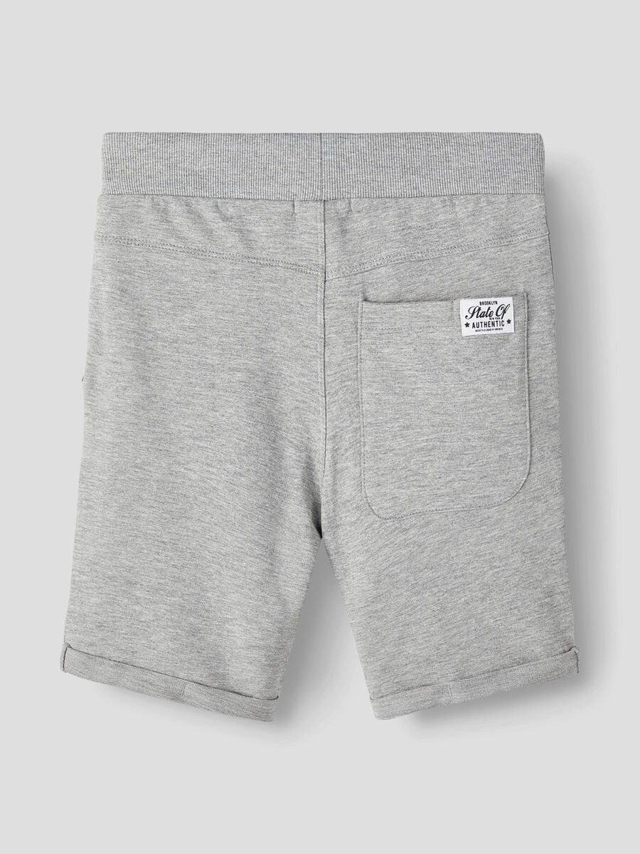 name it 2 PACK SHORTS, Grey Melange, highres - 13201787_GreyMelange_933140_002.jpg