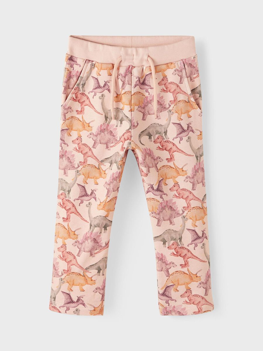 Name it ALL OVER PRINTED DINOSAUR SWEATPANTS, Rose Smoke, highres - 13202949_RoseSmoke_003.jpg