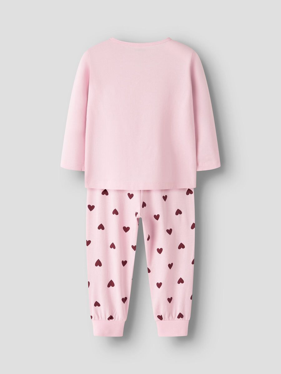 Carousel image - ORGANIC COTTON PYJAMA SET, Parfait Pink | 3