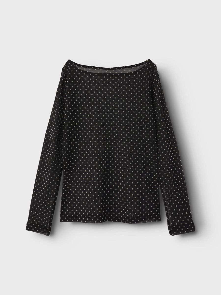 name it PRINTED LONG SLEEVED TOP, Black, highres - 13247213_Black_1212306_002.jpg