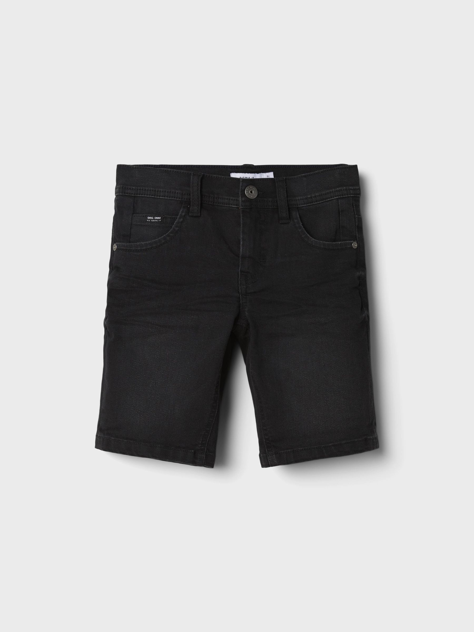 SLIM FIT DENIM SHORTS (Grey) from name 