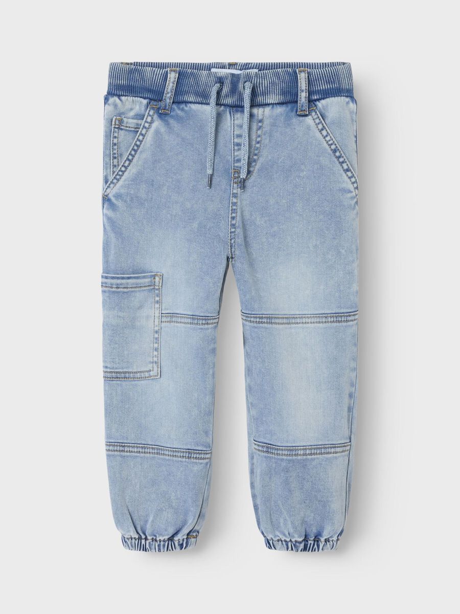 name it BAGGY FIT JEANS, Medium Blue Denim, highres - 13240605_MediumBlueDenim_003.jpg