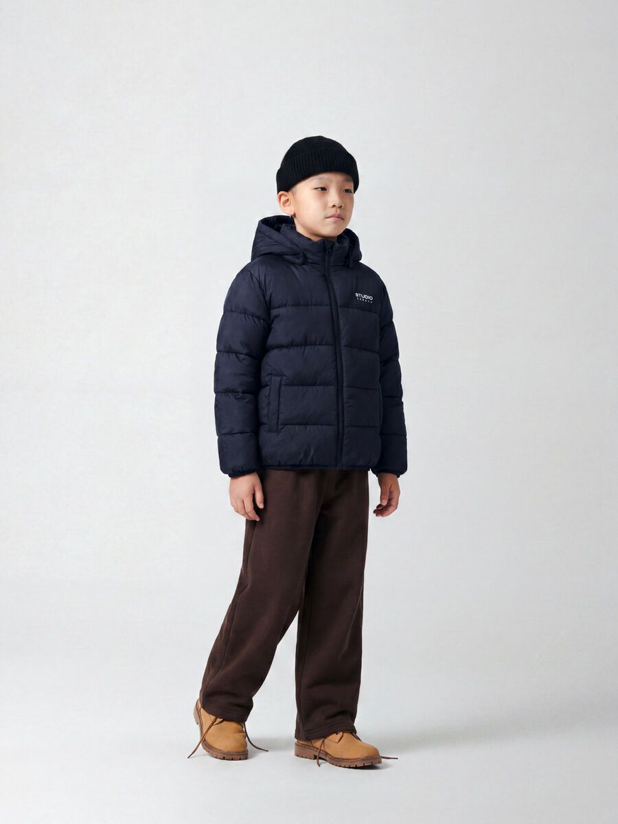 Product carousel image 2 WIDE LEG SWEATPANTS, Chocolate Plum