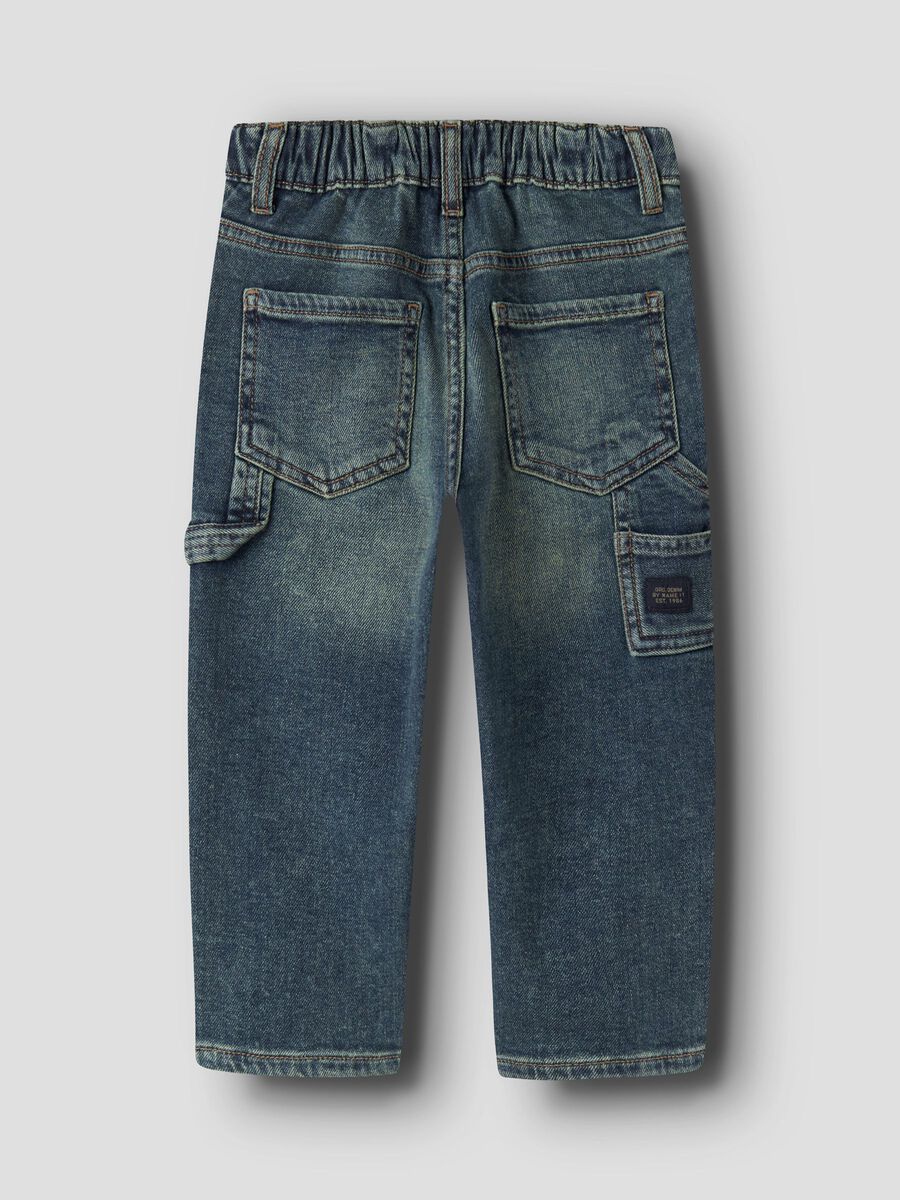 Carousel image 4 TAPERED FIT JEANS, Faded Denim