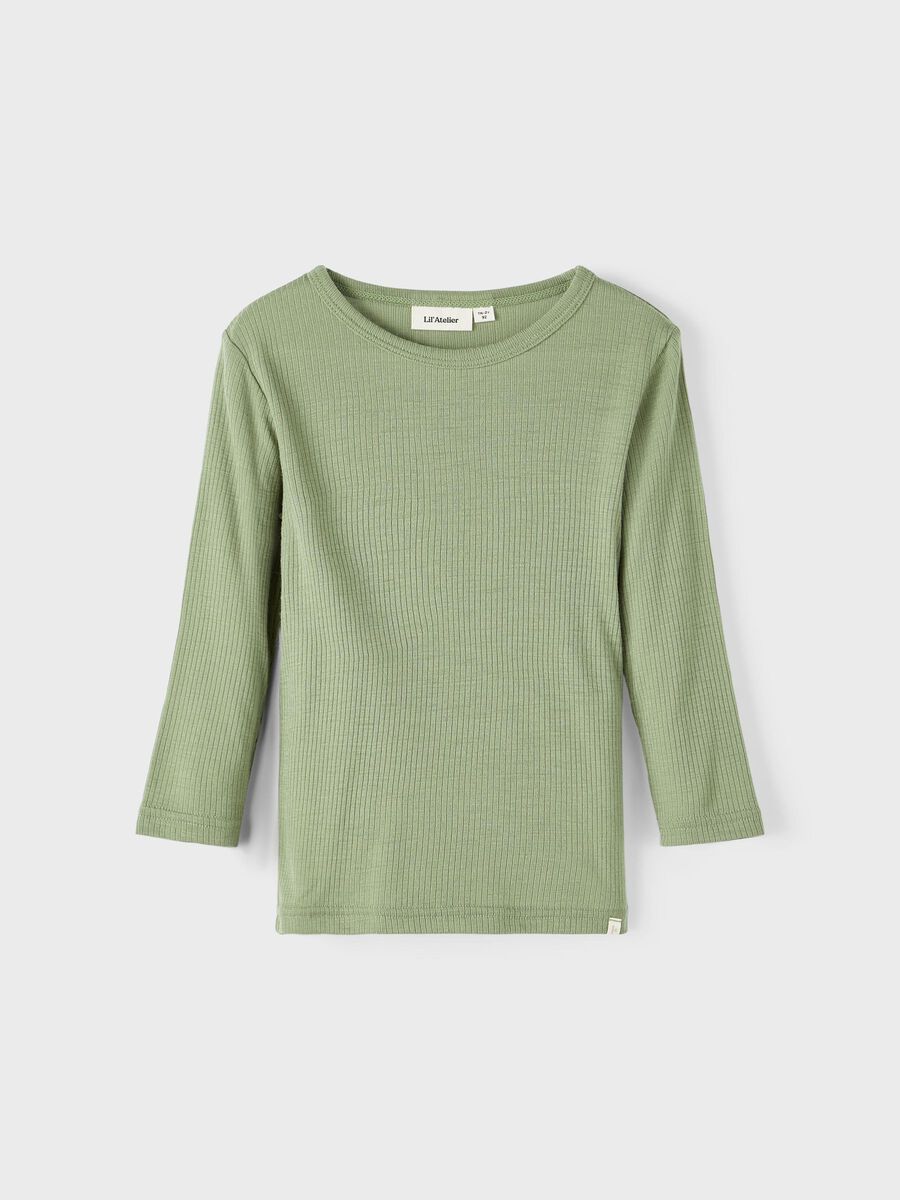 Name it MERINO WOOL LONG SLEEVED TOP, Oil Green, highres - 13218391_OilGreen_1031322_003.jpg