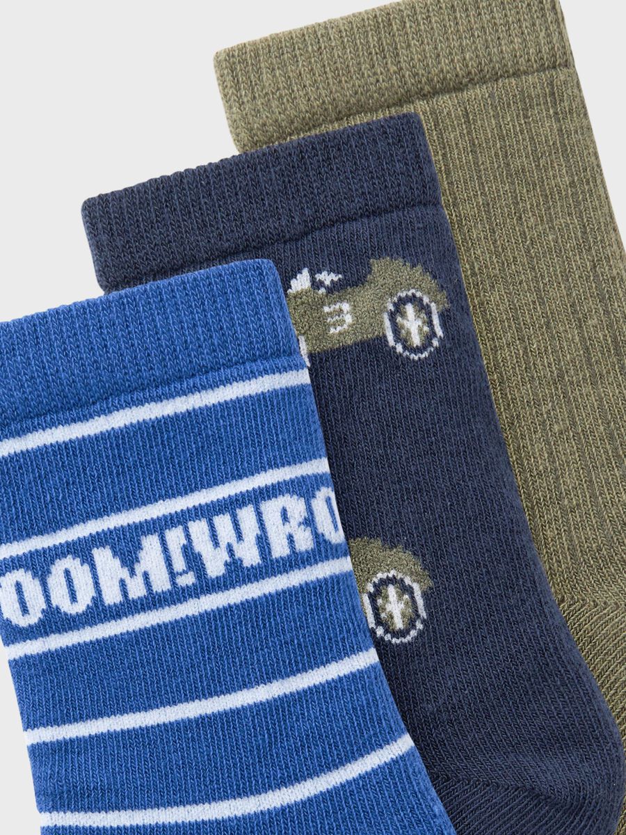 name it 3 PACK SOCKS, Dusty Olive, highres - 13238619_DustyOlive_1159330_005.jpg