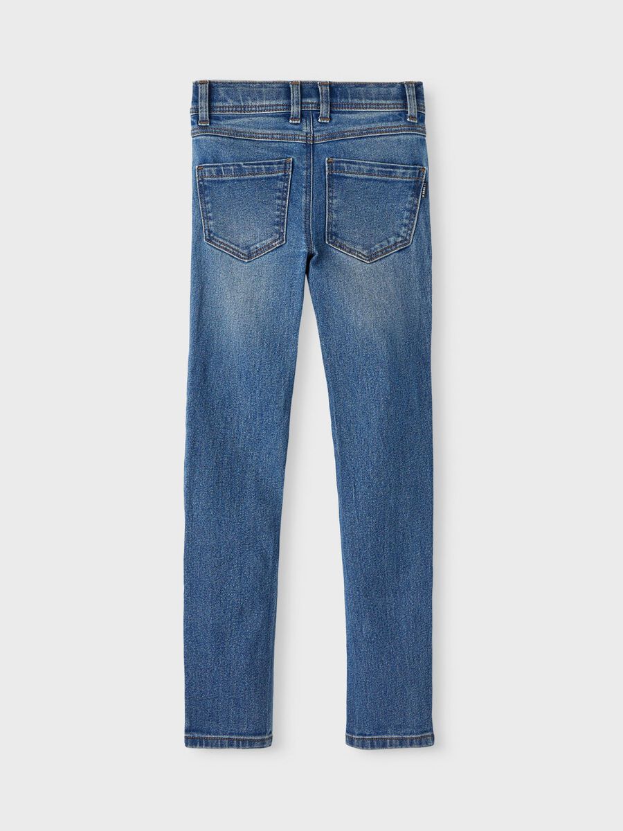 Carousel image - X SLIM FIT JEANS, Medium Blue Denim | 4