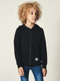 name it SOLID COLOURED ZIP-UP HOODIE, Black, highres - 13158554_Black_003.jpg